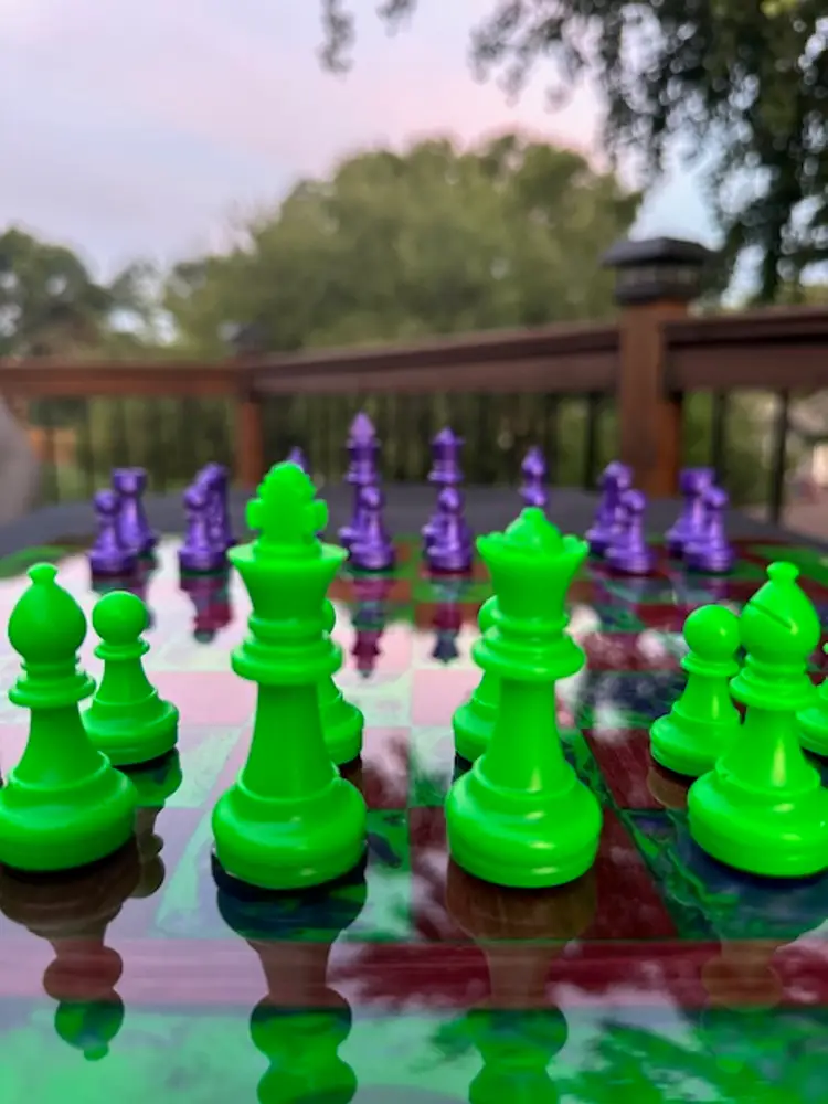 Custom Heirloom Chess Boards