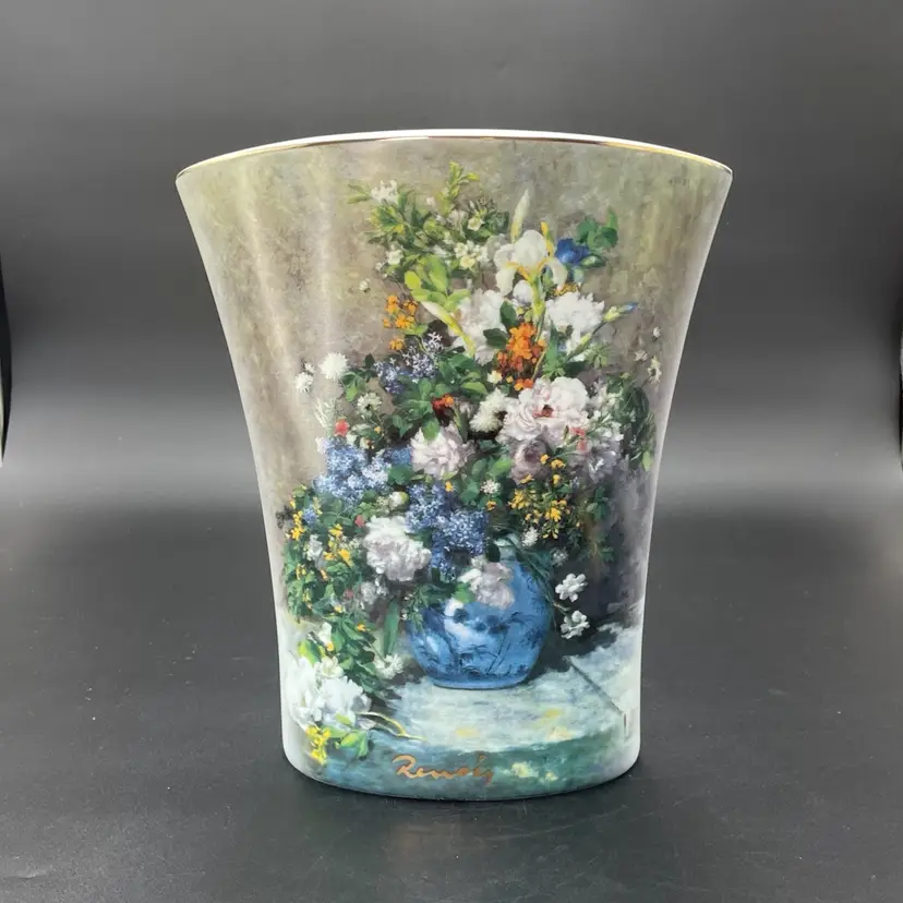 Goebel Limited Edition Artis Orbis Renoir Fleur de Printemps Porcelain Vase