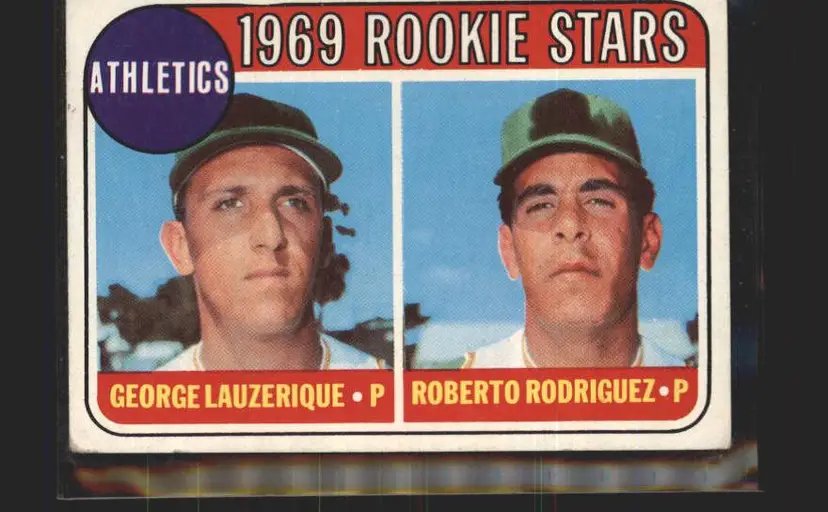 Athletics 1969 Rookie Stars (Lauzerique / Rodriguez) 1969 Topps #358 - (140) - Oakland Athletics