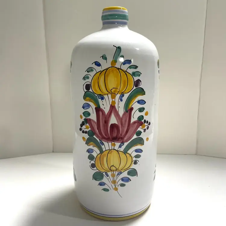 Hand Painted Pottery Jug signed "Moravich"