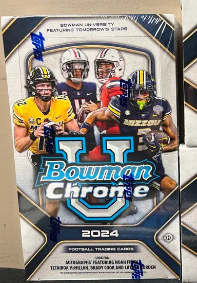 Bowman Chrome U Football, Plus Baseball & Hockey Breaks