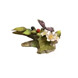 1983 Purple Emperor By Ian D. Loe Butterfly Collectible 6 1/2” X 5”