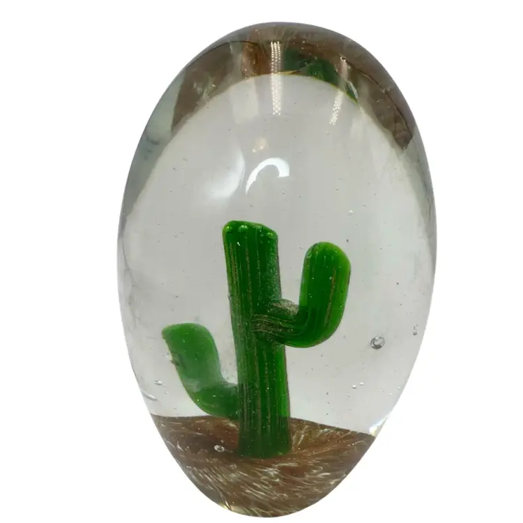 Saguaro Cactus 🌵 Paperweight By Dynasty Gallery 4.5” x 3”