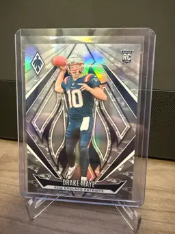 Drake Maye 2024 Panini Phoenix Hyper Logo/299