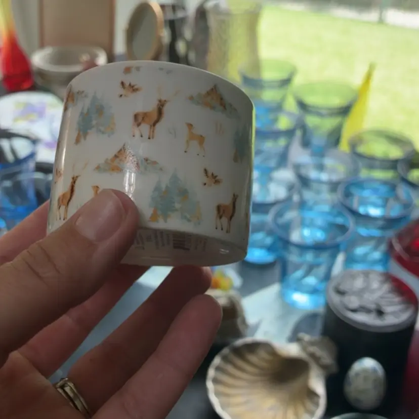 Deer In The Forest Votive Holder