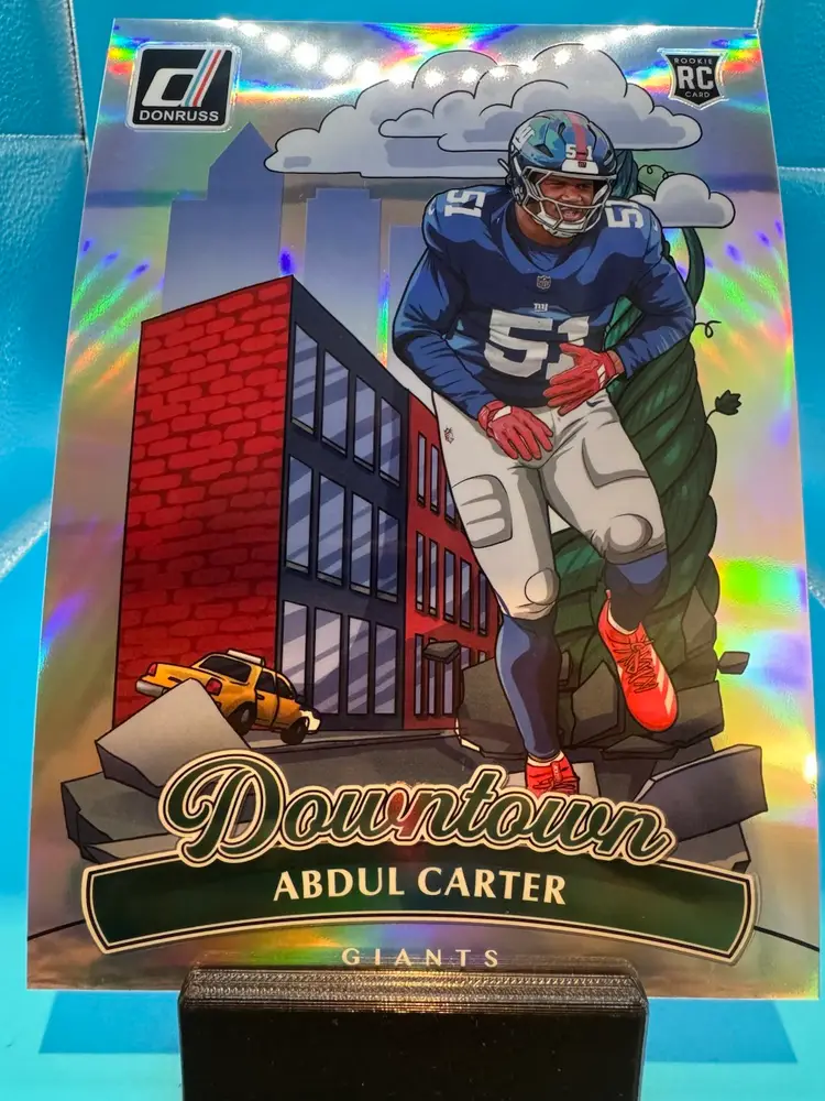Abdul Carter Donruss Oversized Downtown RC New York Giants