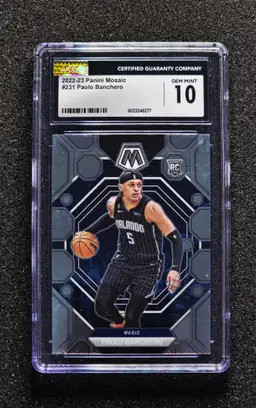 2022 Panini Mosaic #231 Paolo Banchero RC Rookie CGC 10 Gem Mint