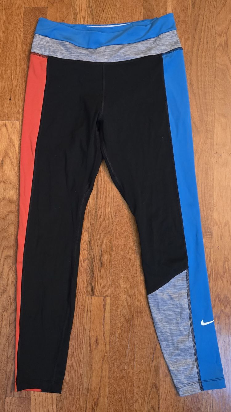 Nike Dri Fit Women's Color -Block Leggings Size Medium