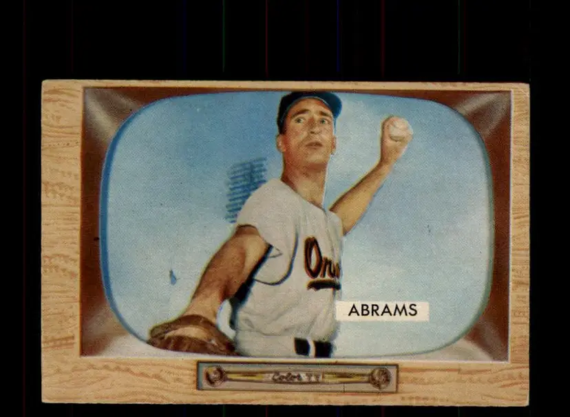 1955 Bowman #55 Cal Abrams - (pk-tl3) - Baltimore Orioles