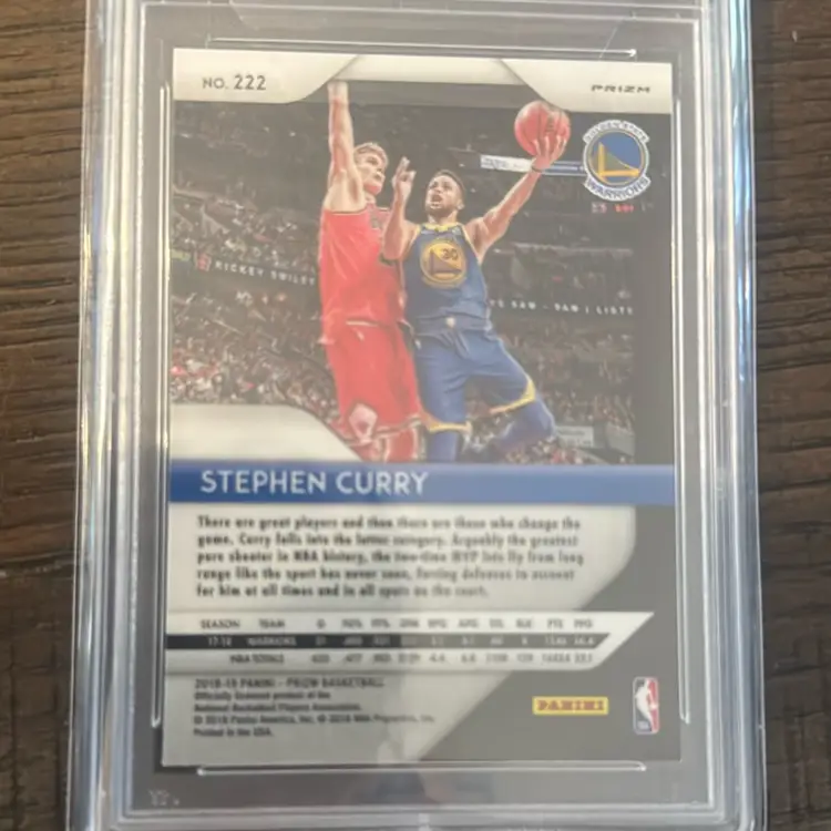 Steph Curry Red White Blue prism