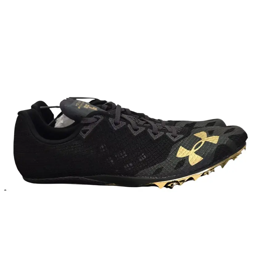 Men's Size 13 Under Armour HOVR Smokerider Black Victory Sprint Spikes