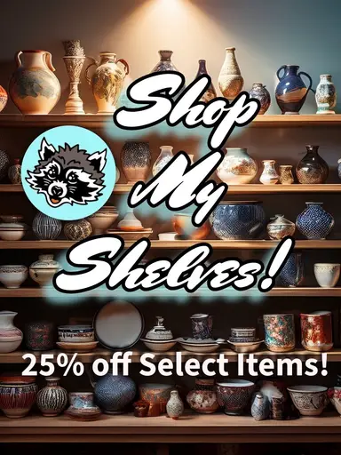25 Days Means 25% Off! Come Shop My Shelves! 