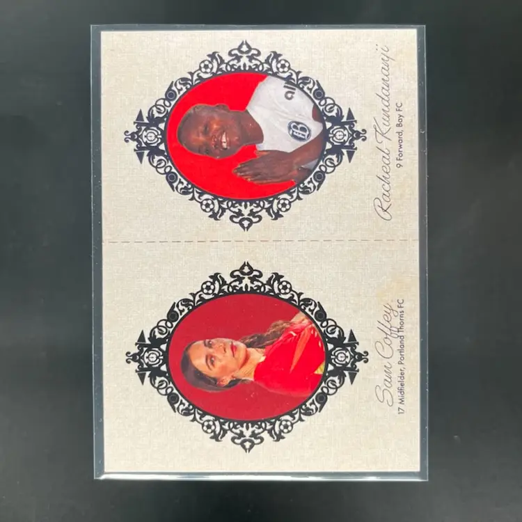 Sam Coffey and Racheal Kundananji 2024 Parkside NWSL Beachwood Soccer Card