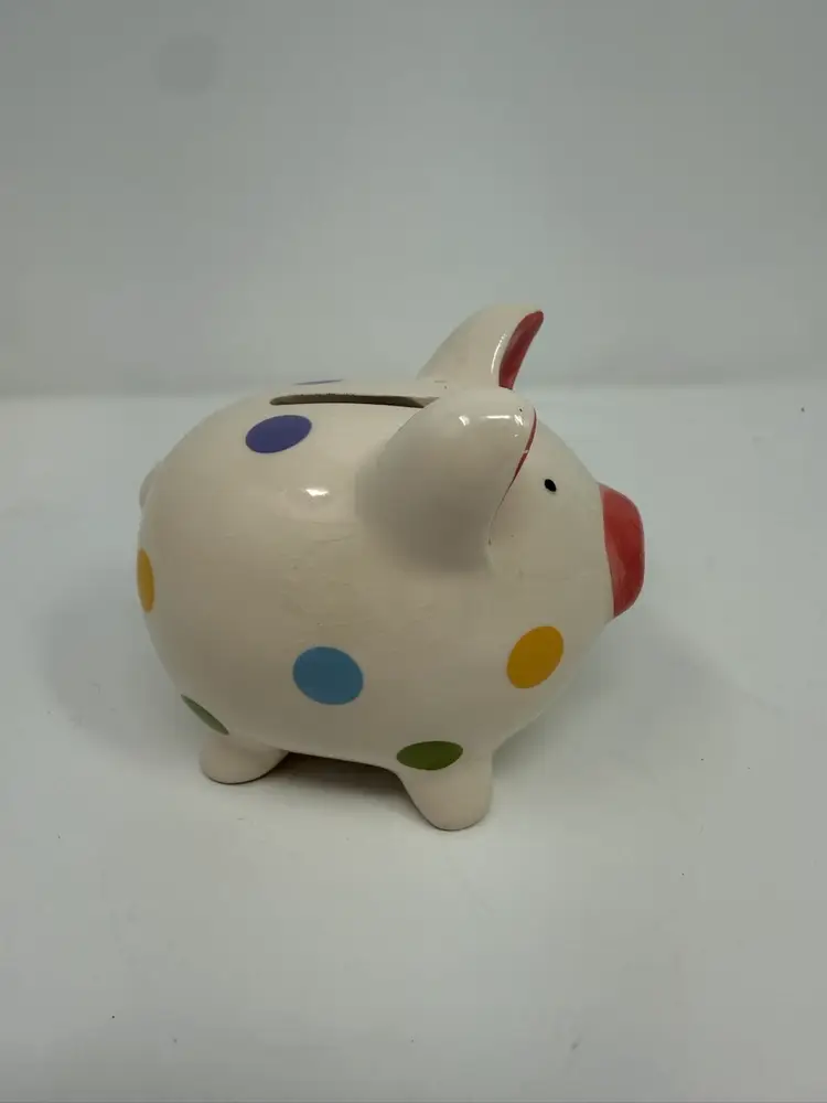 Polka Dot Piggy Bank