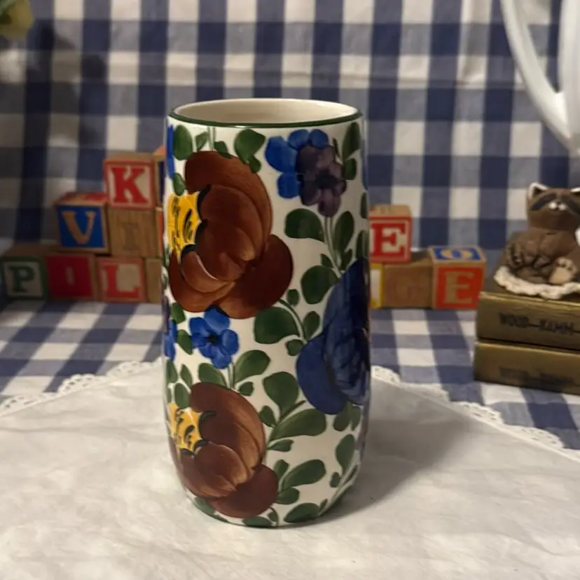 Hand Painted & Numbered Italian Vase