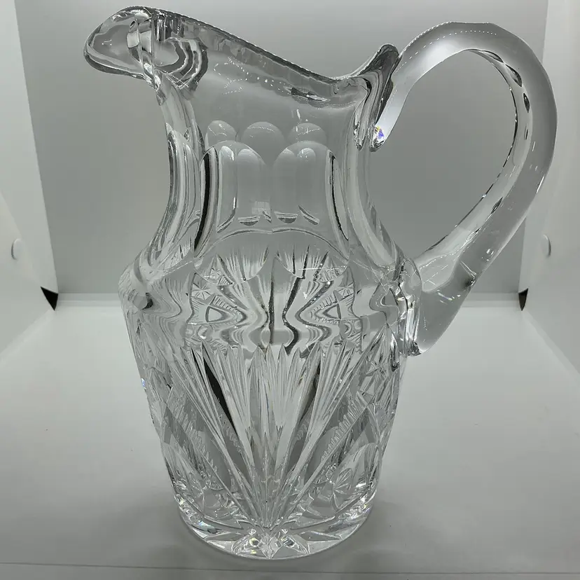 Nachtmann Gorham Cherrywood Clear Crystal Glass Pitcher Nierstein Discontinued