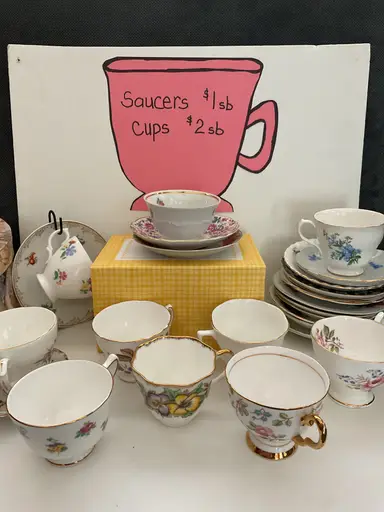 Cups and Saucers Without Mates