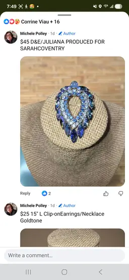 Sarah Coventry designed by D&E / Juliana