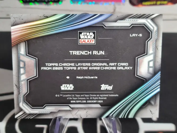 Trench Run – 2025 Topps Chrome Galaxy Star Wars Layers LAY-5