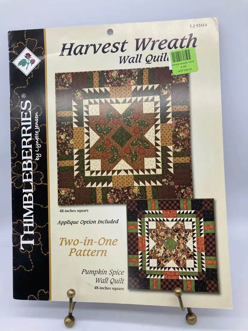 Harvest Wreath Wall Quilt Booklet