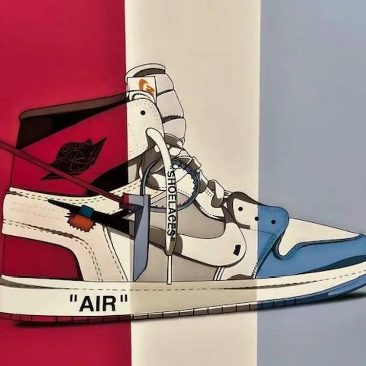 Jordan Air High Top Artwork