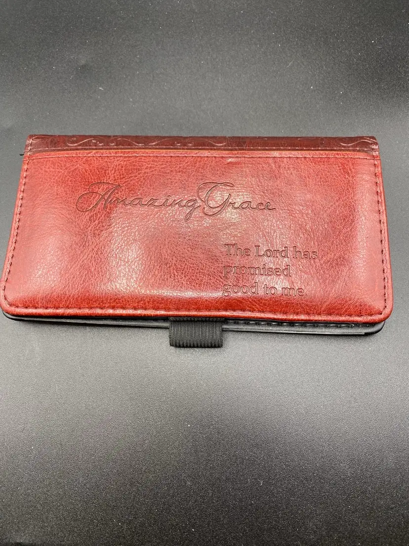 Amazing Grace Check Book Cover