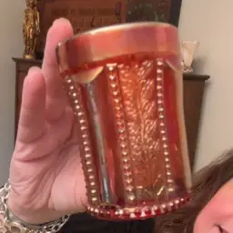 Carnival Glass Tumbler