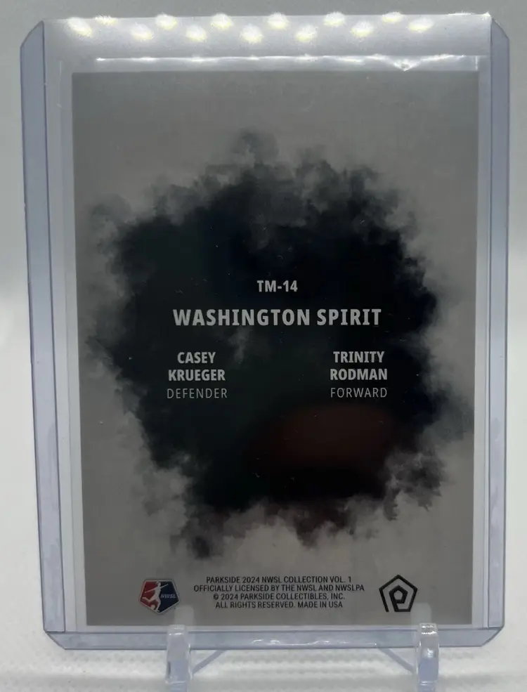 2025 Parkside NWSL Vol 1 - Teammates: Rodman/Krueger TM-14