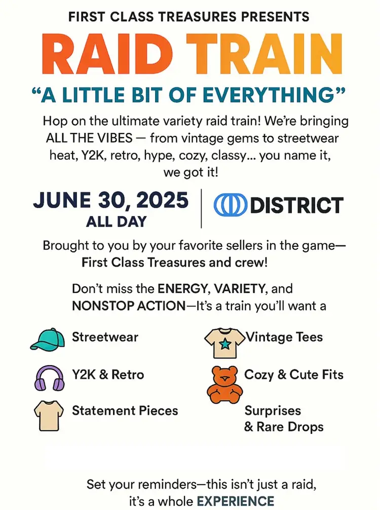 Raid Train. 4T Boys Clothes, Adult Clothes, Coach, Dooney And Bourke, And Much More