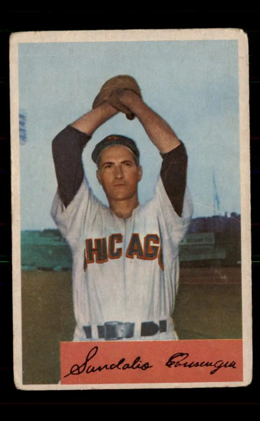 1954 Bowman #166 Sandalio Consuegra - (pk-tl3) - Chicago White Sox