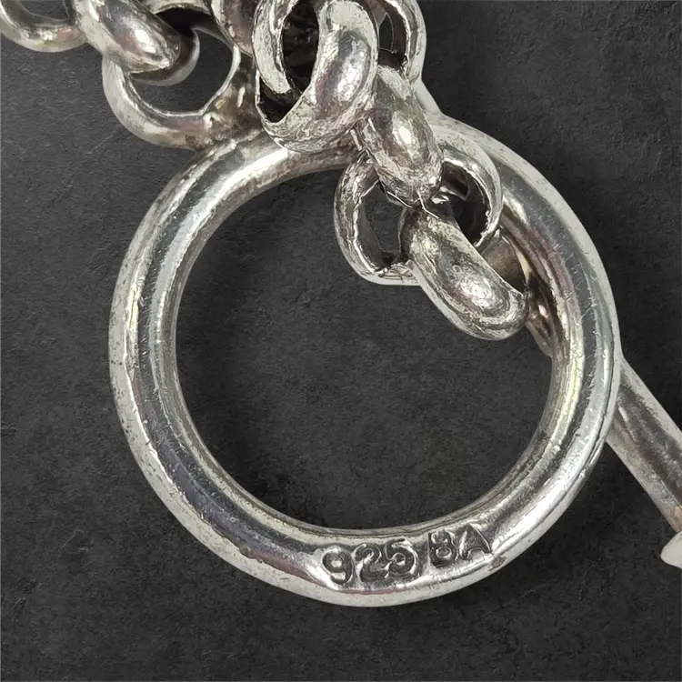 Thick Bali Rope Link Chain Sterling Necklace