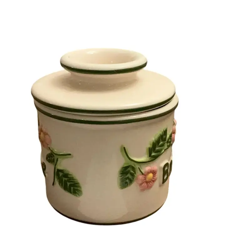 Vintage 2000 Fresh And Creamy Butter Bell Crock 4”x 3 1/2”