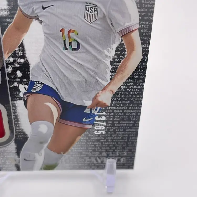 Rose Lavelle 2024-25 Panini Noir Soccer Patch Screenplay Jerseys #SJ-RLA /65 USWNT - Soccer Card