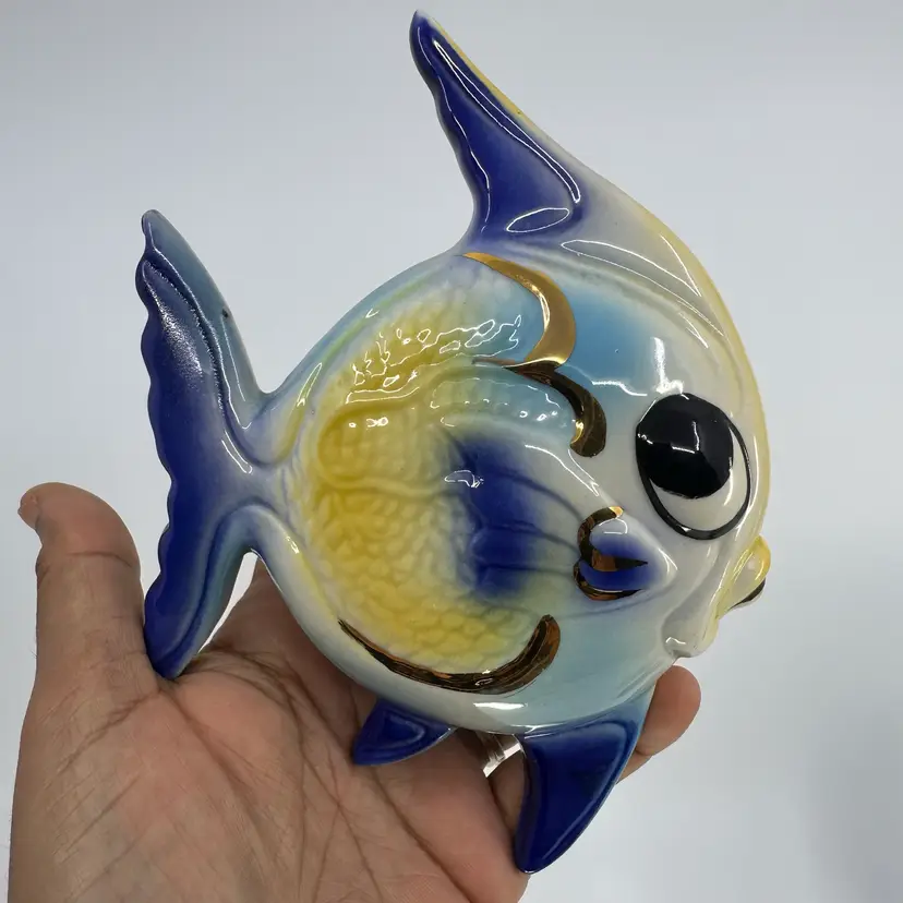 Ceramic Fish Wall Pocket