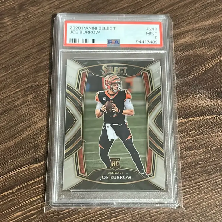 Joe Burrow 2020 Select PSA 9 RC - Cincinnati Bengals