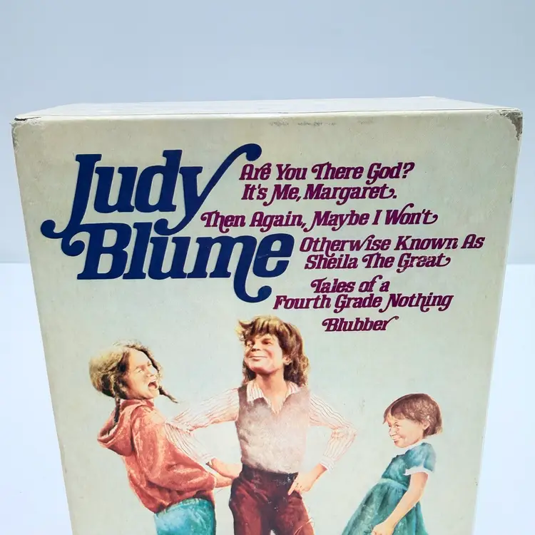 Judy Blume Vintage Box Set Of Books Including Margaret And Fourth Grade Nothing