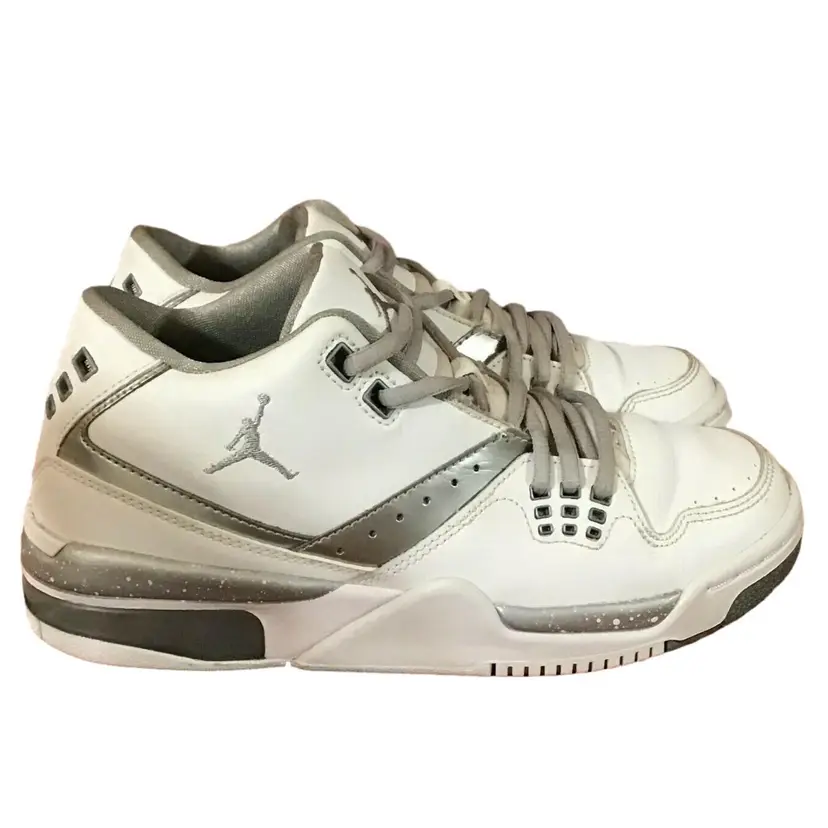 Nike Air Jordan Flight 23 Sneakers Youth Size 5 White Lace Up Shoes 317821-100
