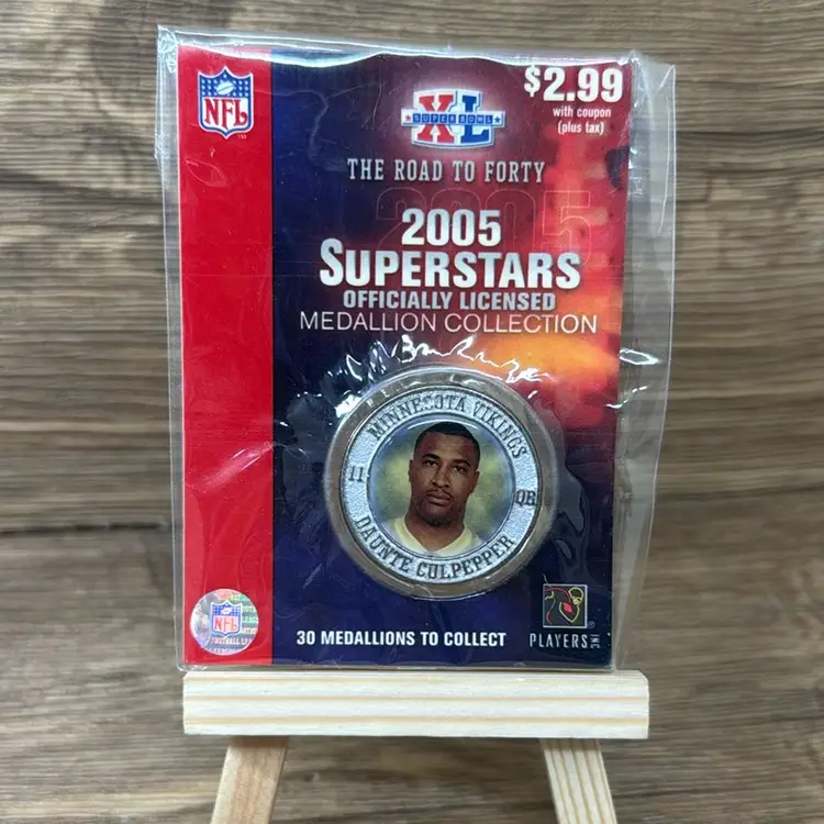 Super Bowl XL Dante Culpepper Medallion