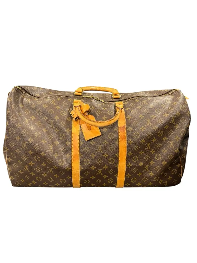 Duffle Bag Luxury Vintage Designer Accessories LV Louis Vuitton Monogram Keepall 60 (Large); 23.6”x 13” x 10.2”; Made In France Serial# VI 0924 (Feb 1994)