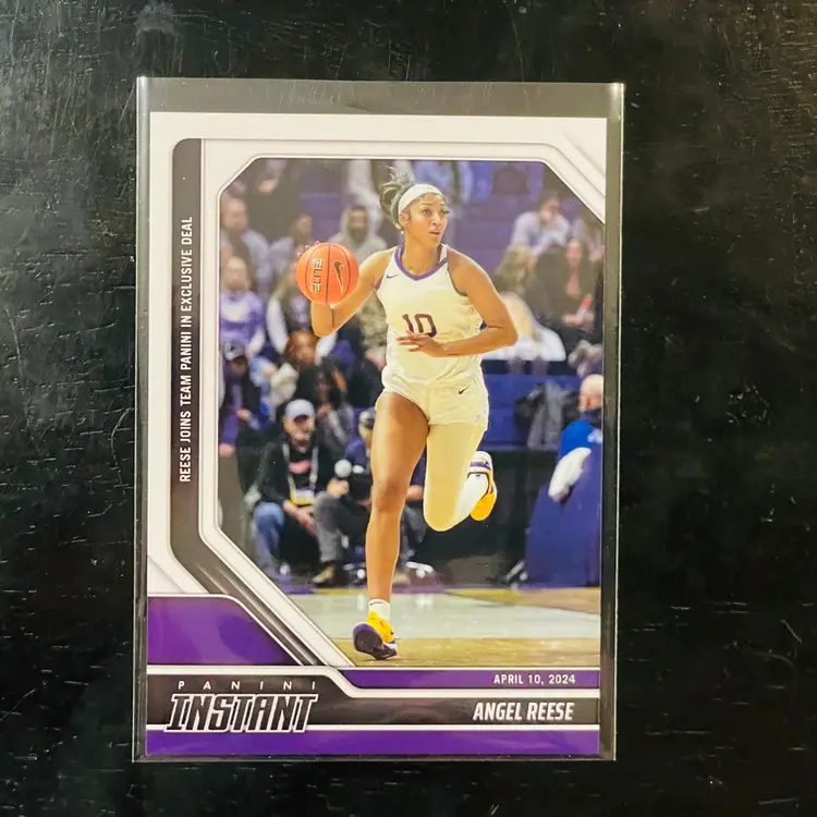 Angel Reese 1st Panini Basketball Card - Short Print /833 Made - Women's Basketball
