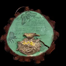 12 Up Cycled By Me, Bird Nest Wall Hanging Spring Holiday Decor