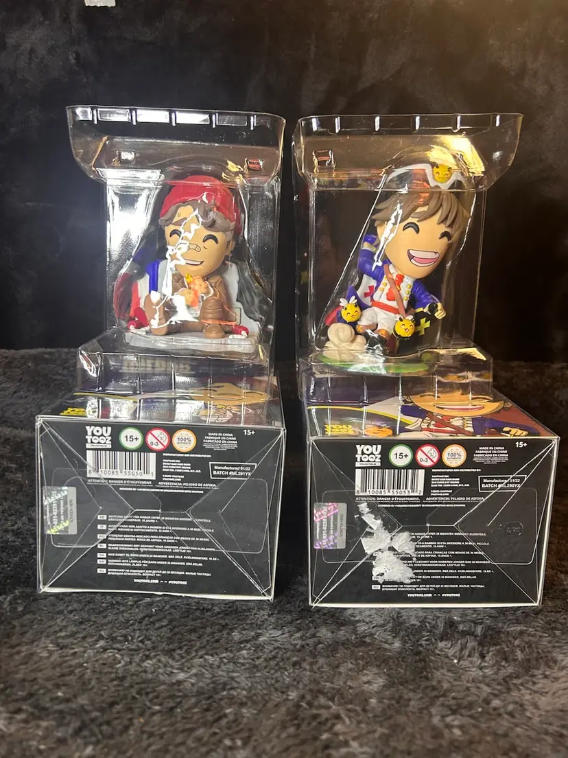 2 Youtooz L Manberg Collection Figures Wilber #291 & Tubbo #290