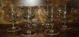 Vintage Princess House Crystal Heritage Collection Shrimp Cocktail Glasses set of 5
