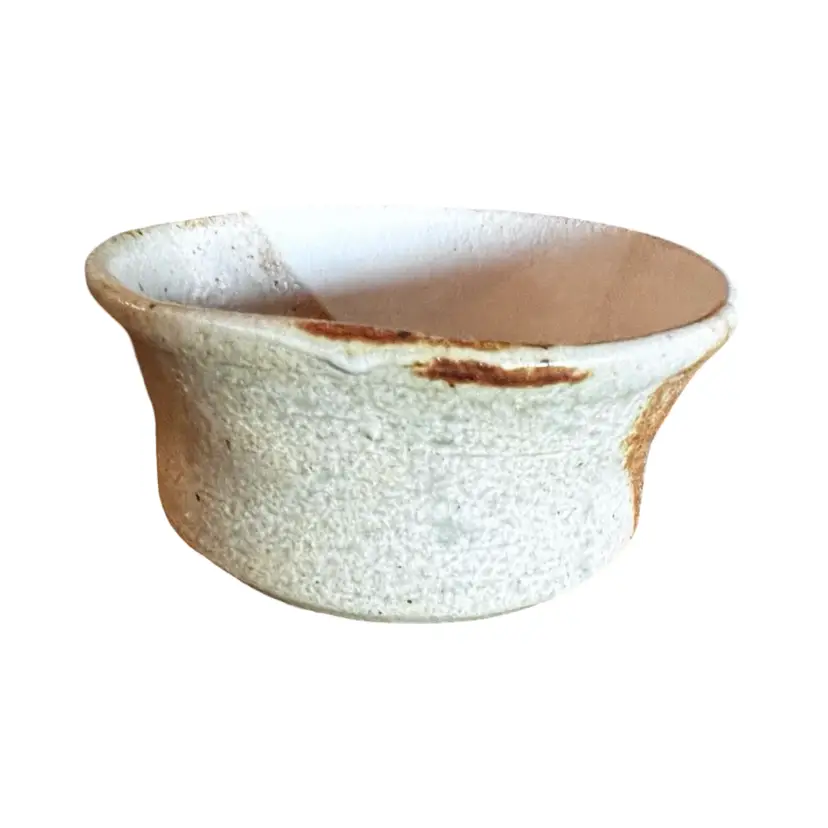 01 Vintage Studio pottery Farmhouse Bowl 5”