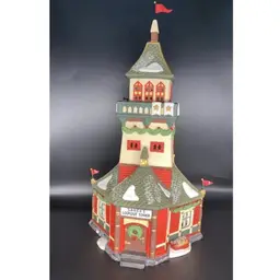 Department 56 Santa's Lookout Tower North Pole Series Heritage Village 1993