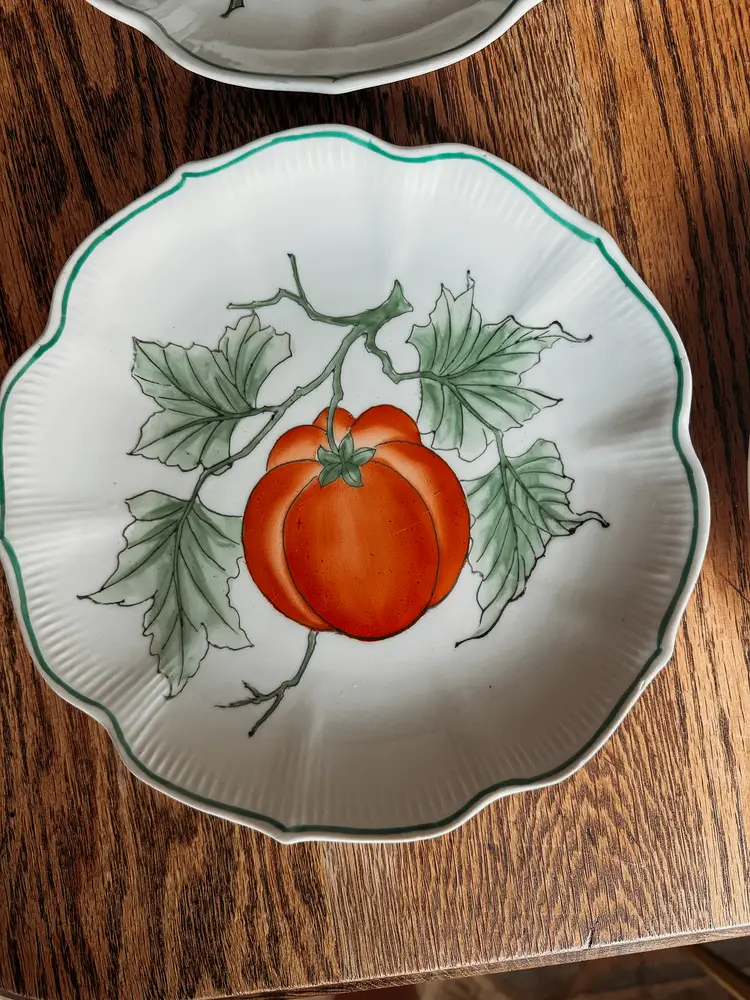 set of 6 - Nora Fenton Designs Chinese Porcelain Plates