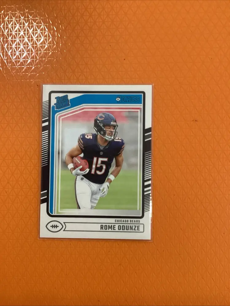 2024 Donruss Rated Rookie Rome Odunze Rookie Base #309 Bears