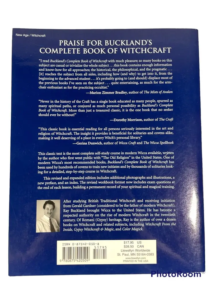 Complete Book Of Witchcraft by Raymond Buckland Wicca Magic Witches Coven