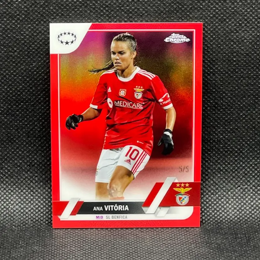 Ana Vitoria 2022/22 Topps Chrome Red Refractor /5 Soccer Card