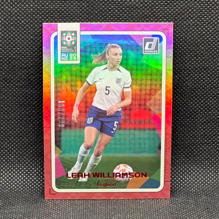Leah Williamson 2023 Donruss Women’s World Red /299 England Soccer Card